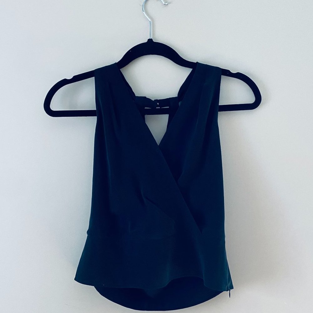 Maeve black silk halter top (size 4 NWT)